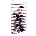 Compact Shoe Rack for a Tidy Home - Dark Brown