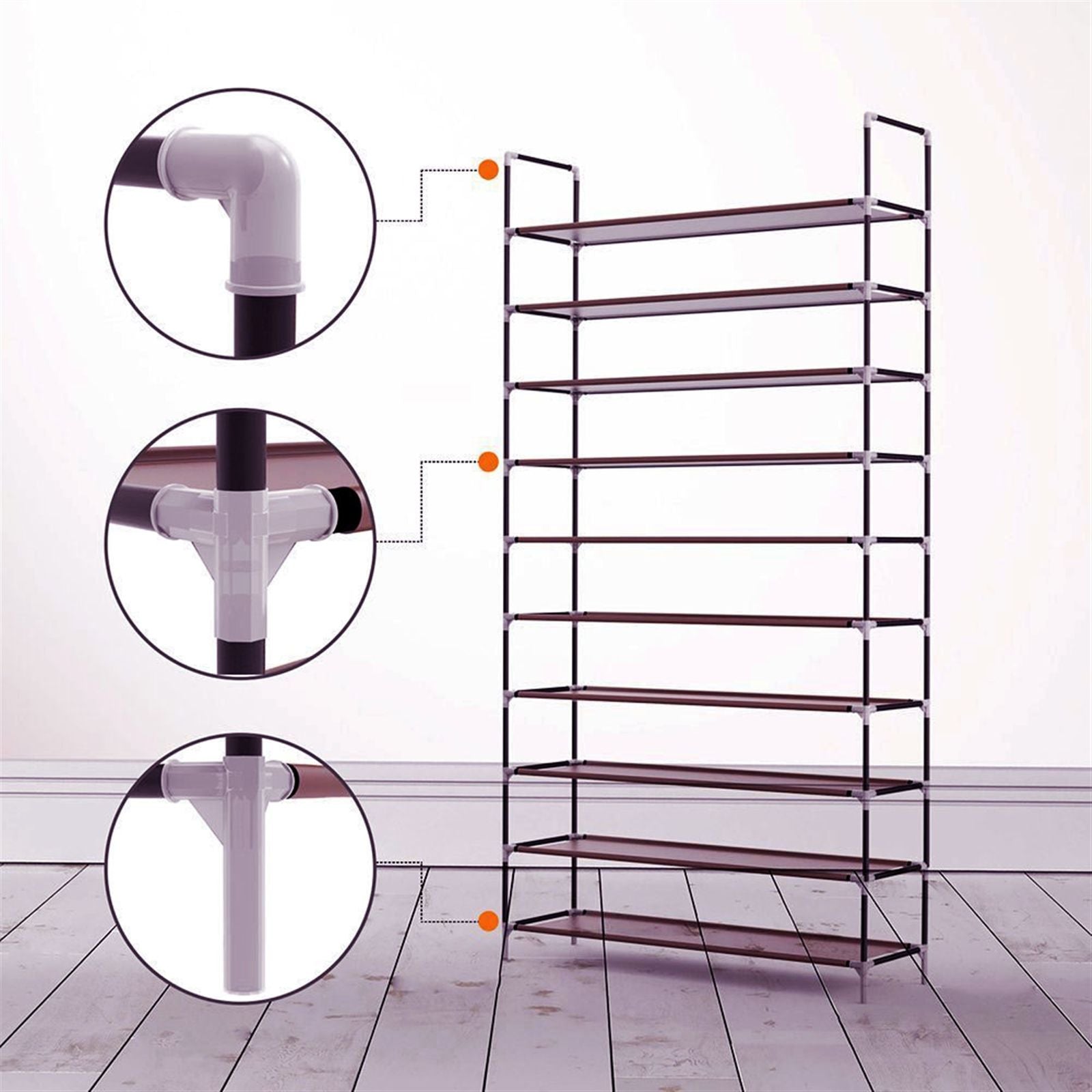 Compact Shoe Rack for a Tidy Home