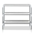 Simple Assembly 3-Tier Non-Woven Fabric Shoe Rack