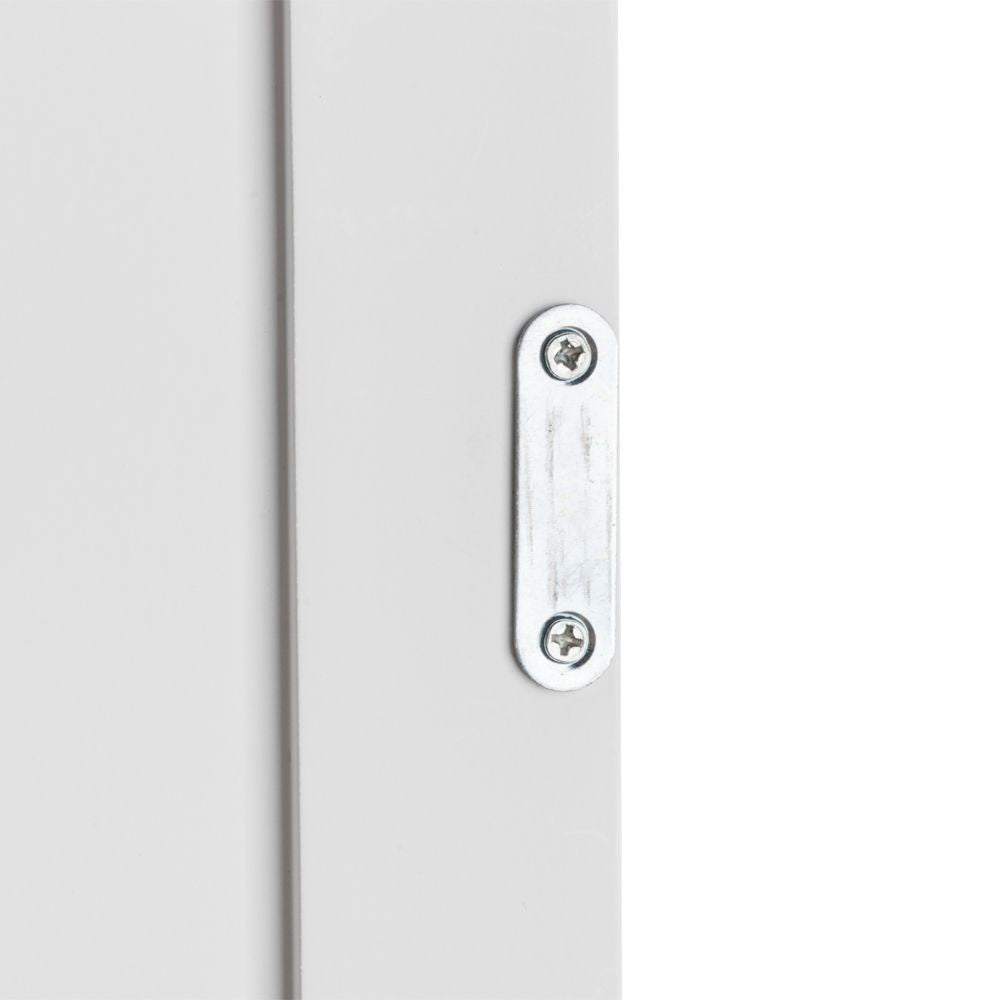 Single Door Bathroom Storage Cabinet with Four Drawers in White
