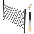 Lockable Folding Scissor Gate with Swivel Casters