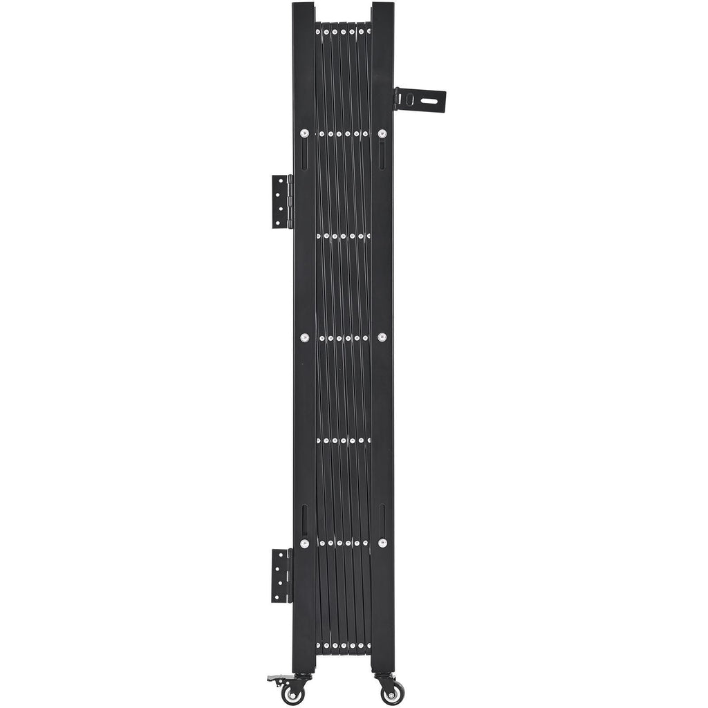 Lockable Folding Scissor Gate with Swivel Casters