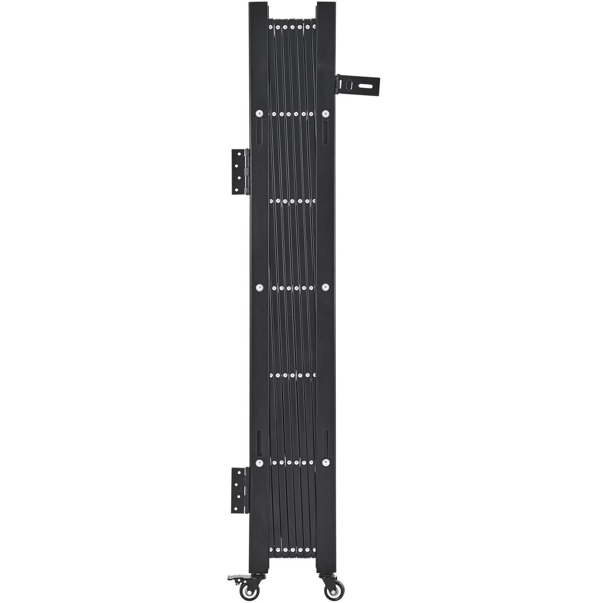 Lockable Folding Scissor Gate with Swivel Casters
