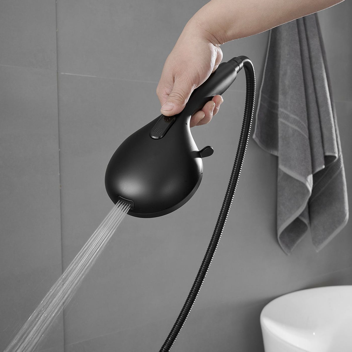 Dual Rain and Handheld Shower System with Single-Handle Control
