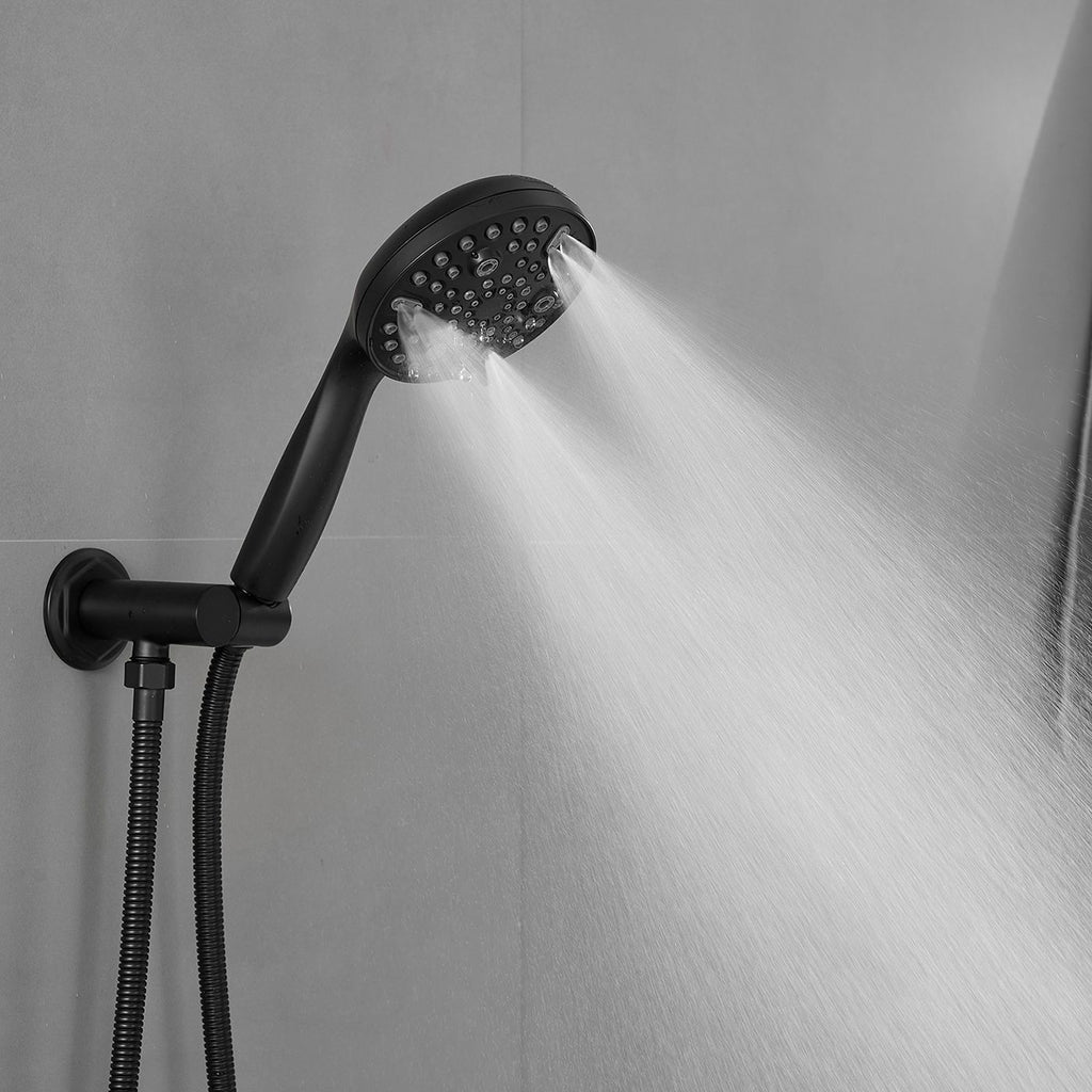 Dual Rain and Handheld Shower System with Single-Handle Control