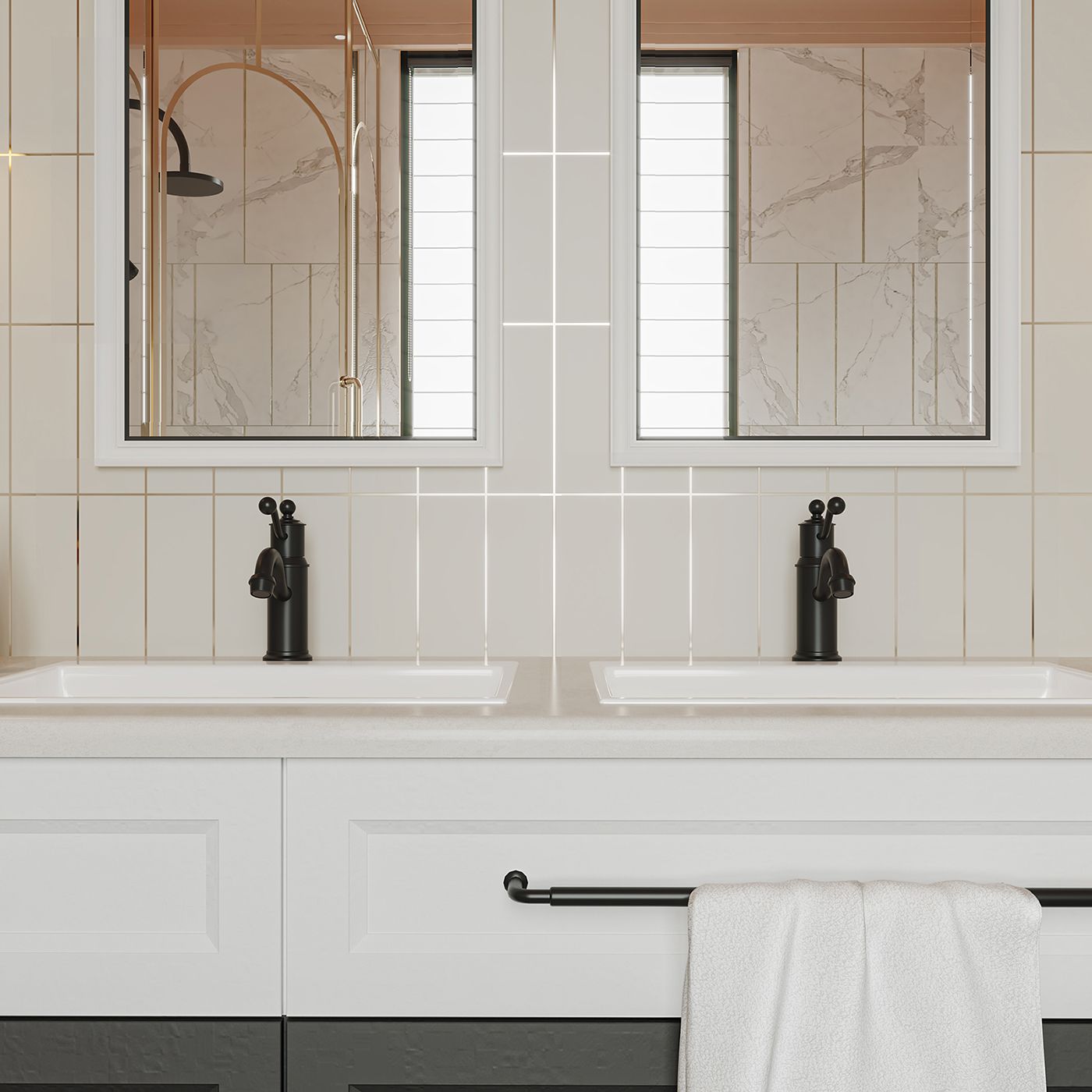 Antique-Inspired Matte Black Single-Handle Bathroom Faucet
