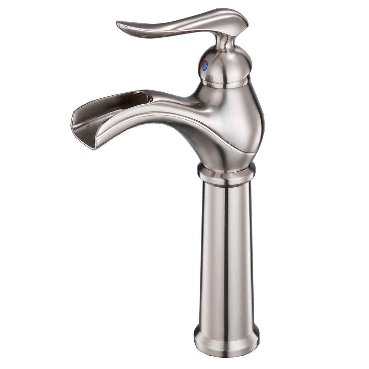 Single-Handle Vessel Faucet with Clear Laminar Stream