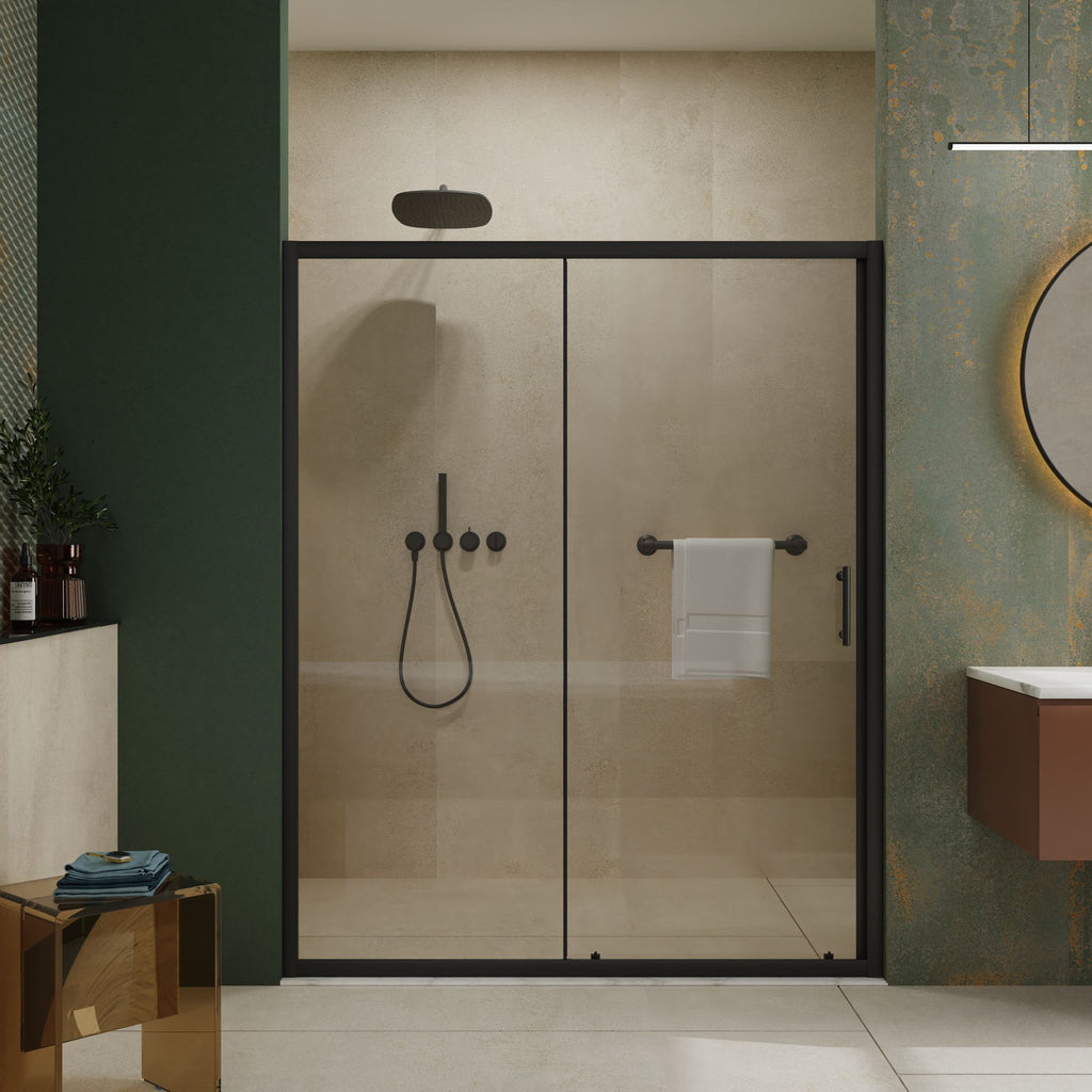 Frameless Reversible Sliding Shower Door