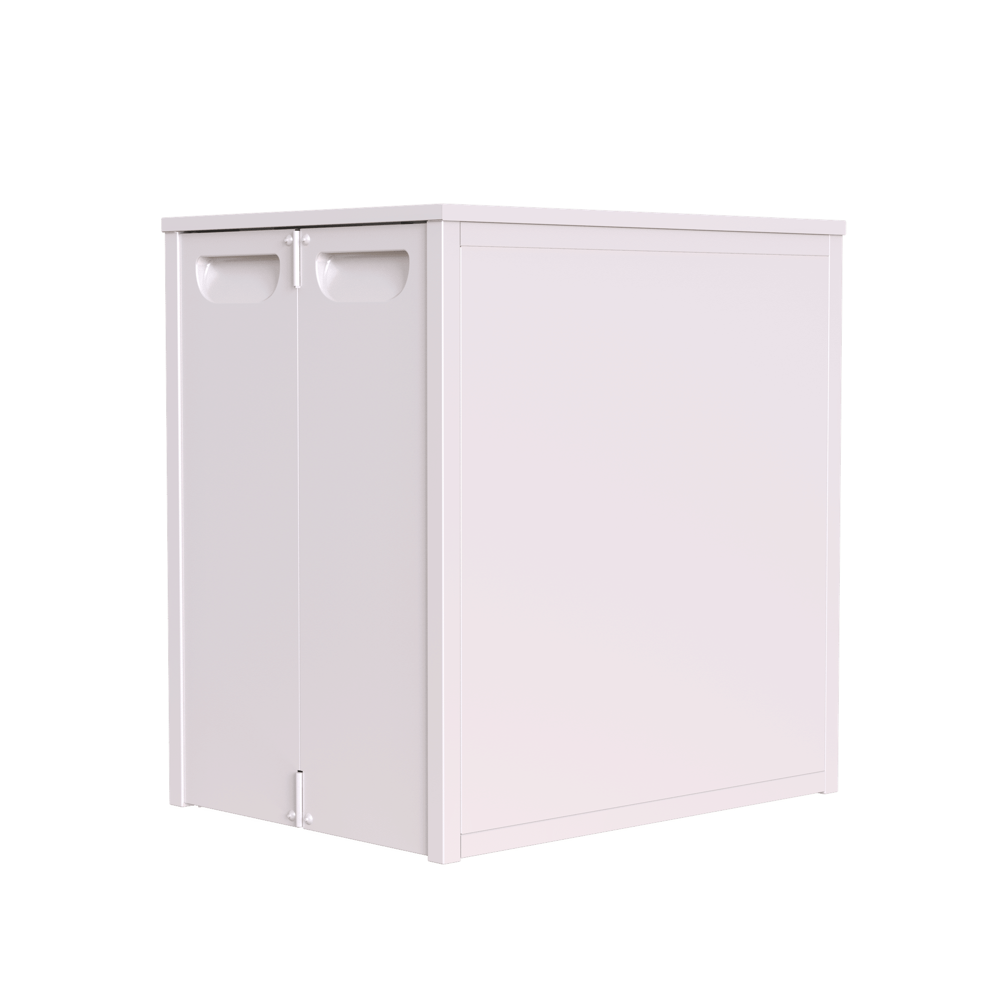 Foldable Steel-Wood Cabinet with Anti-Slip Design – Easy DIY Storage with Door