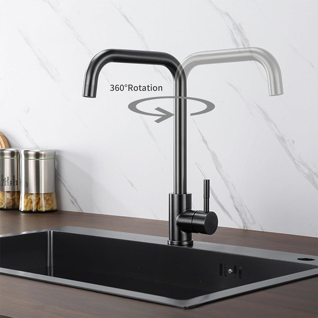 Brushed Nickel Pull-Down Faucet with Three Water Modes