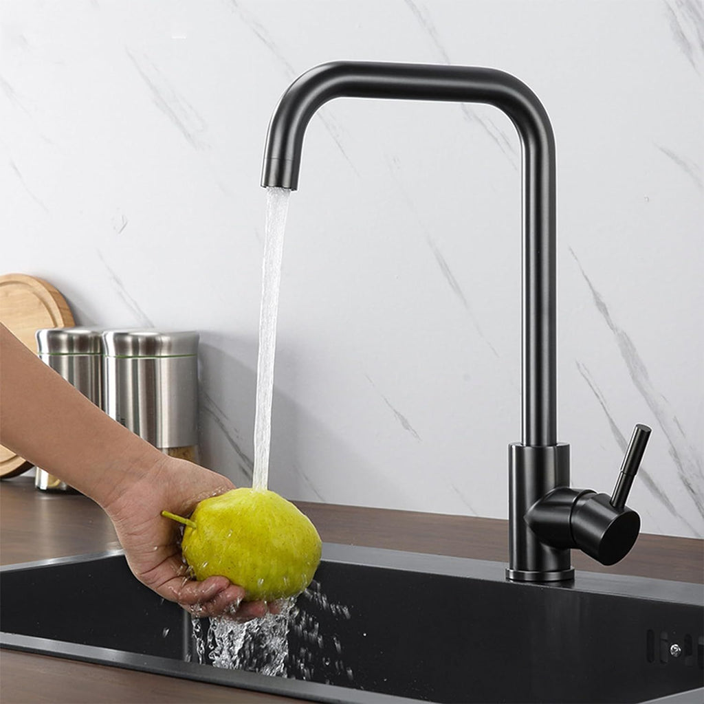 Brushed Nickel Pull-Down Faucet with Three Water Modes