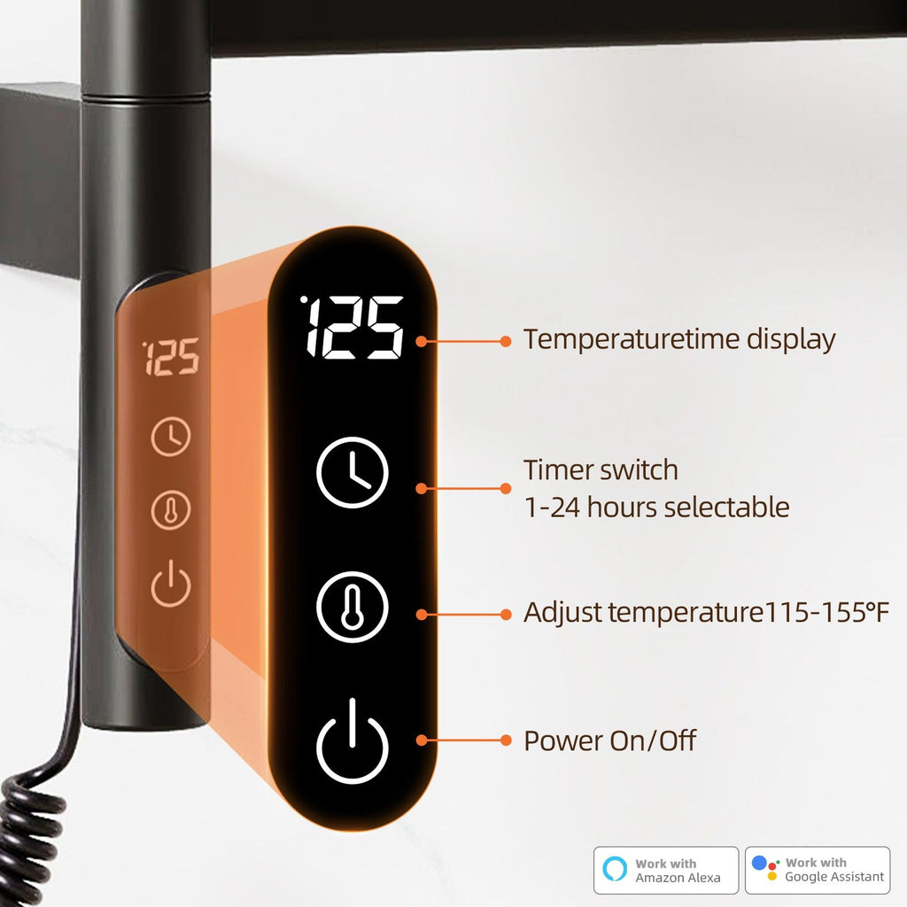 Smart Rotating Wall-Mounted Towel Warmer
