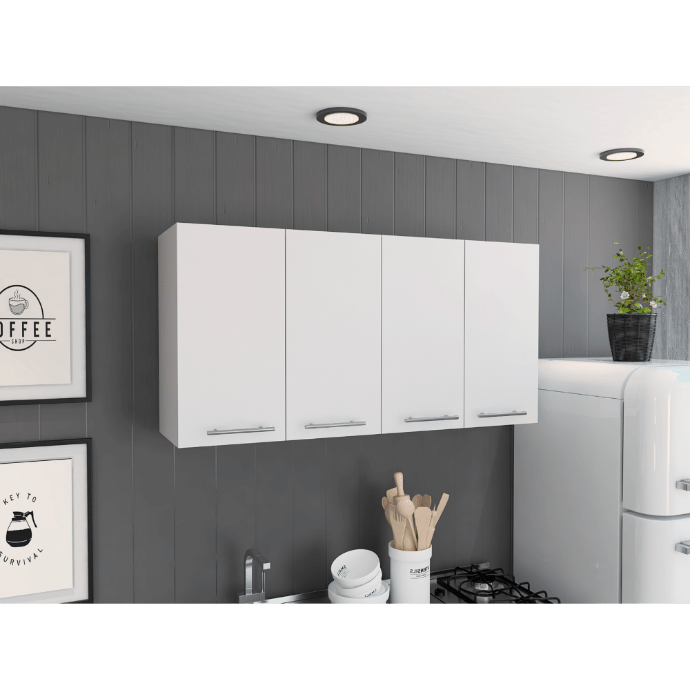 Sitka Four-Door Wall Storage Cabinet