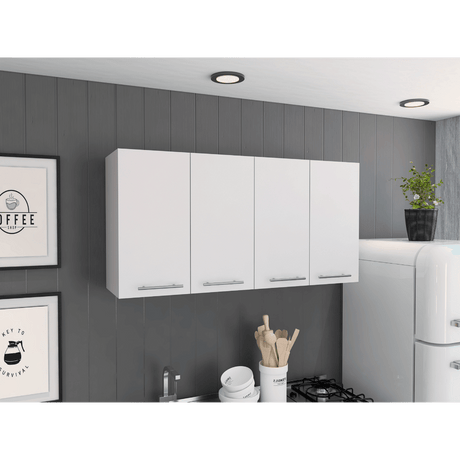 Sitka Four-Door Wall Storage Cabinet