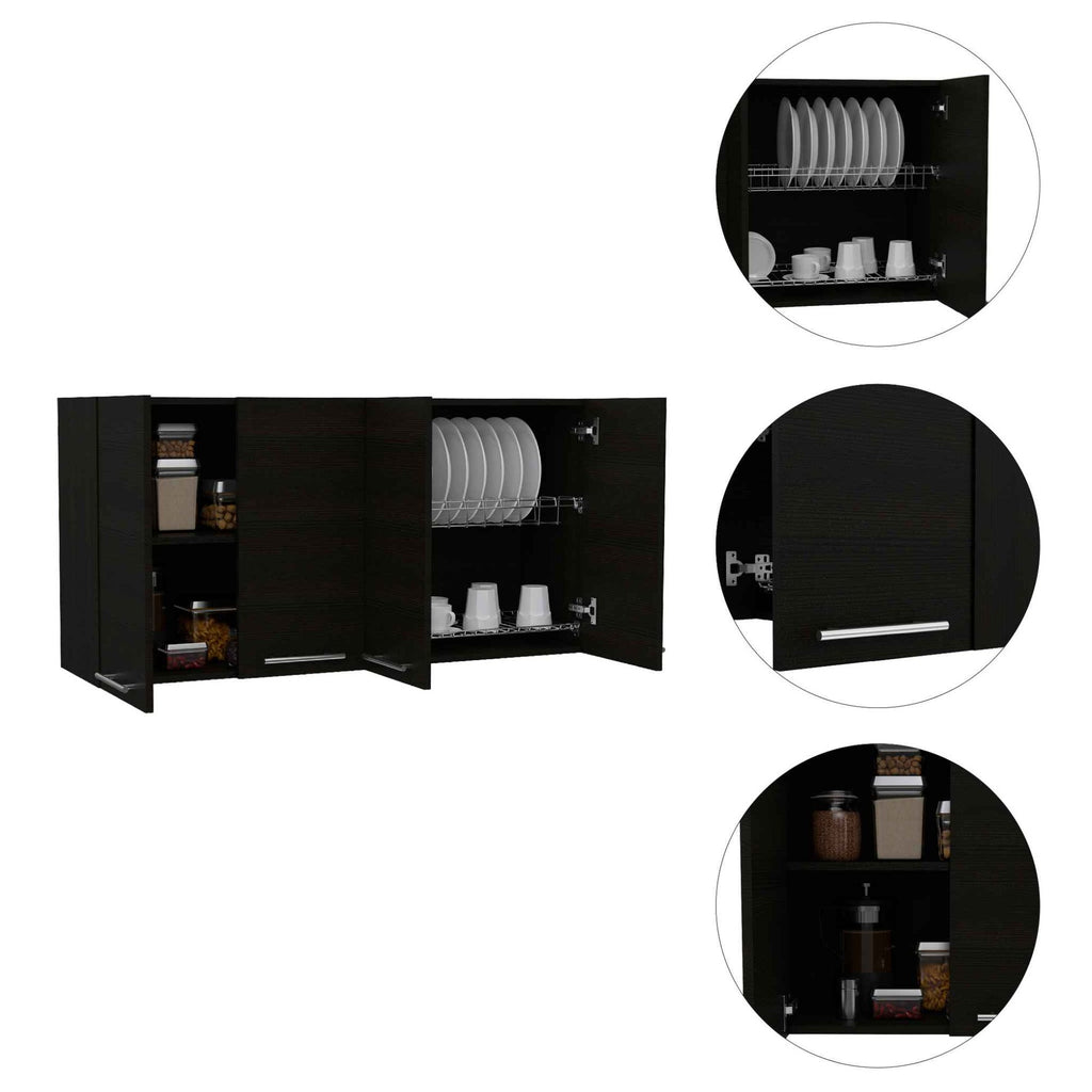 Sitka Four-Door Wall Mounted Cabinet for Organized Storage