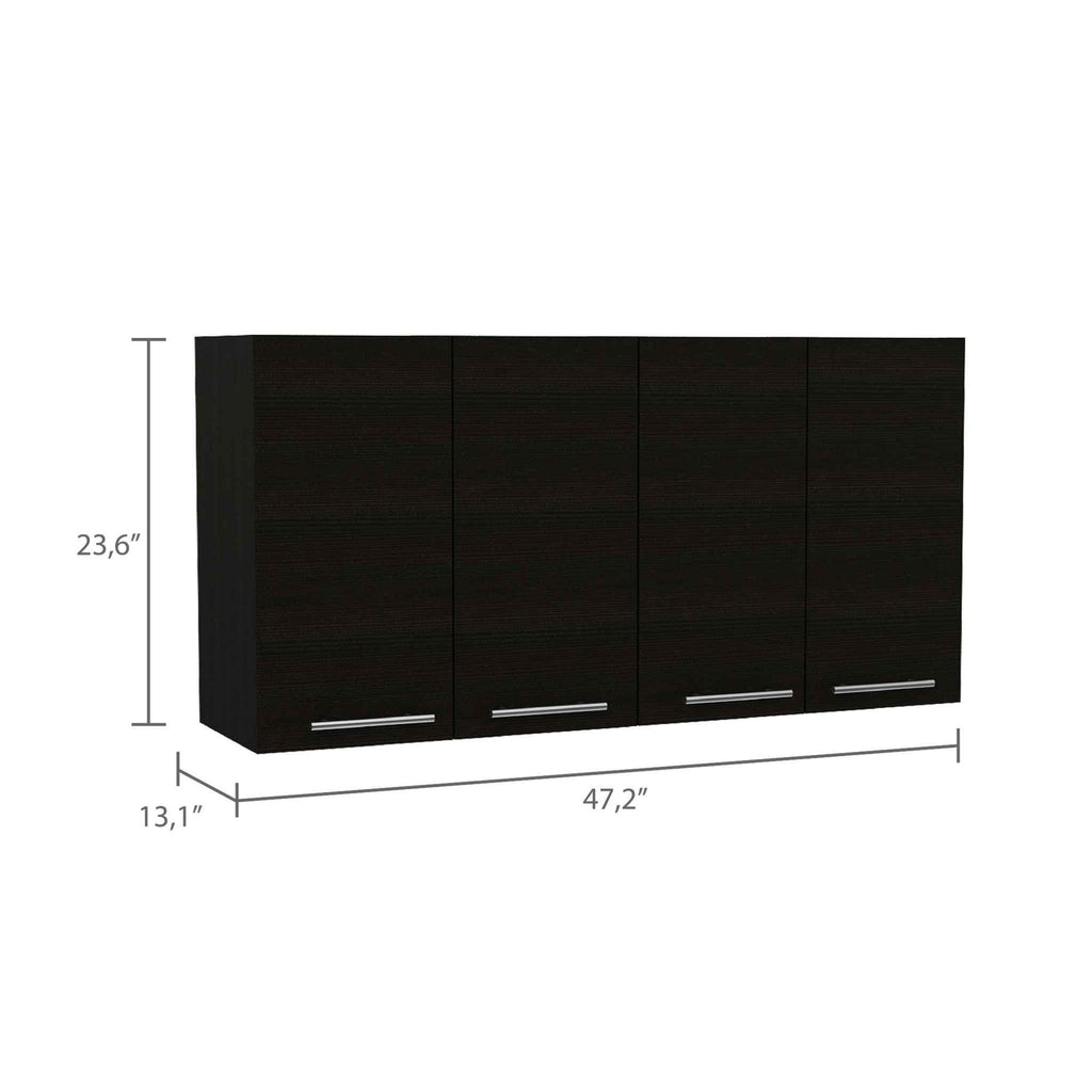 Sitka Four-Door Wall Mounted Cabinet for Organized Storage