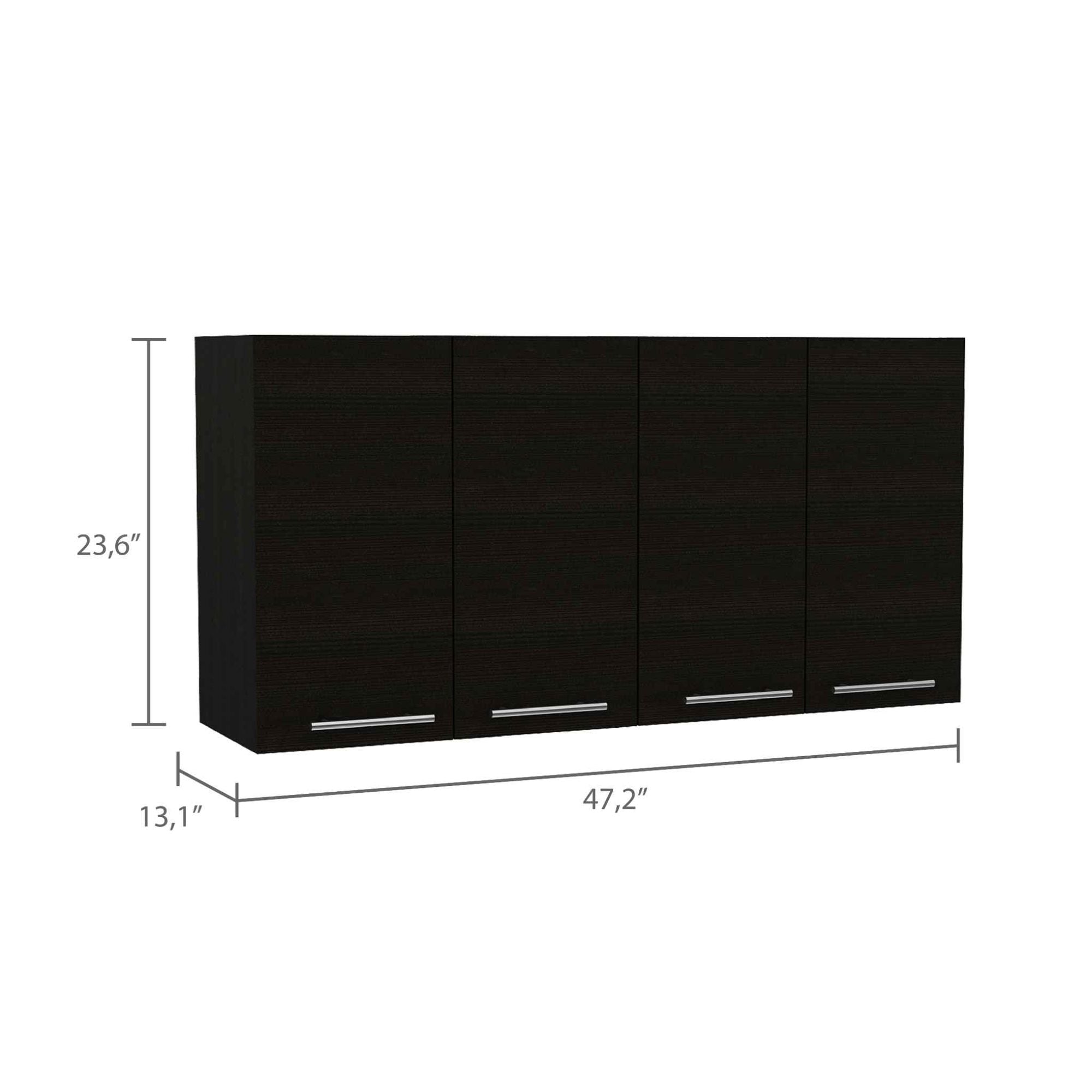 Sitka Four-Door Wall Mounted Cabinet for Organized Storage