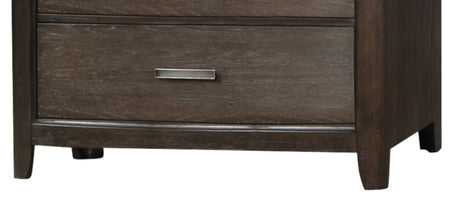 Six-Drawer Dresser with Antique Brown Finish and Cedar Lined Bottom Drawer
