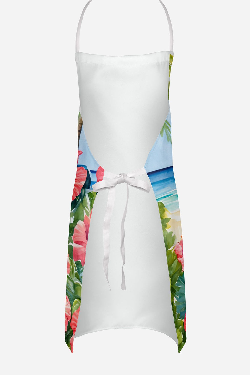 Skye Terrier Luau Bib Apron for Kitchen and Crafts
