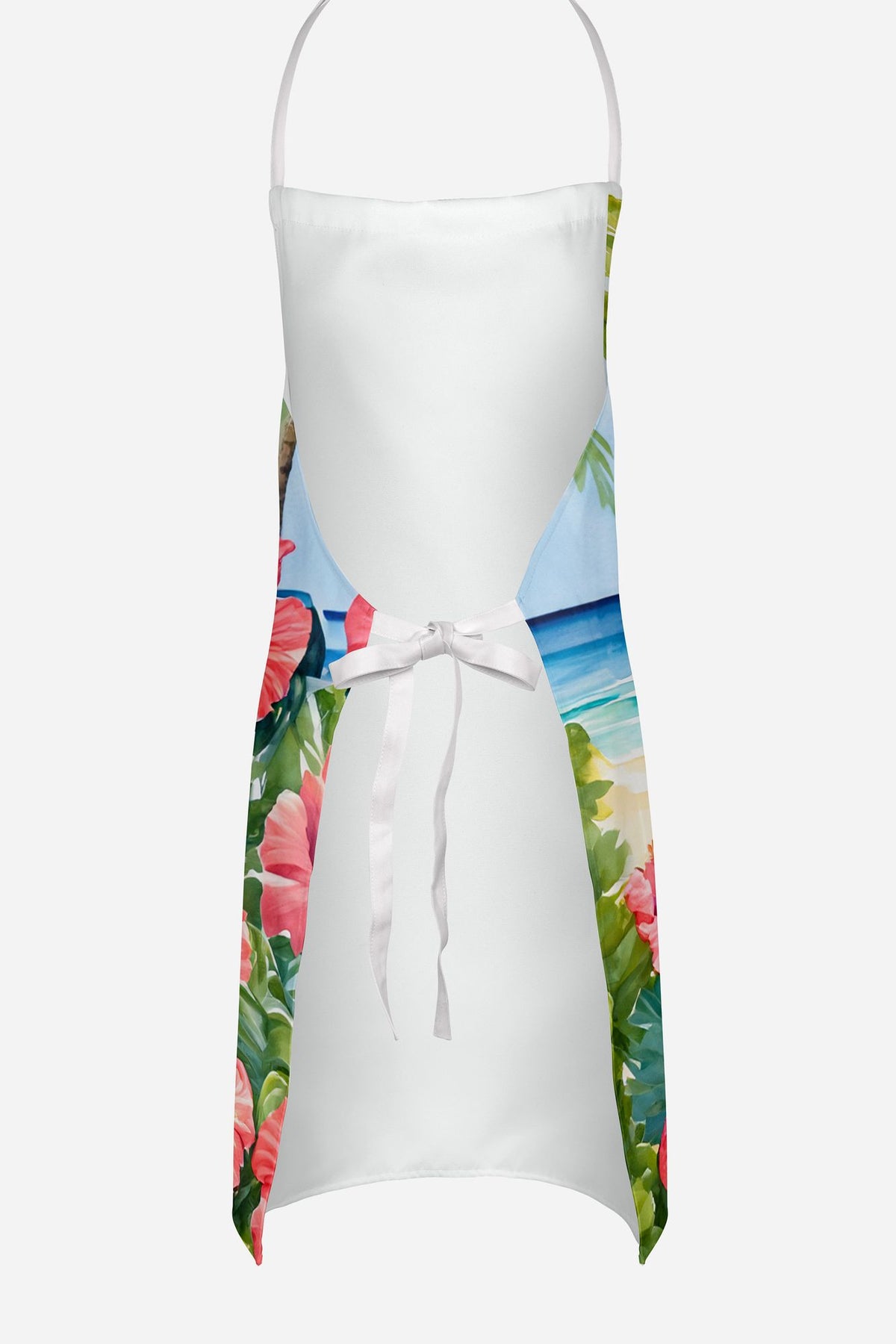 Skye Terrier Luau Bib Apron for Kitchen and Crafts