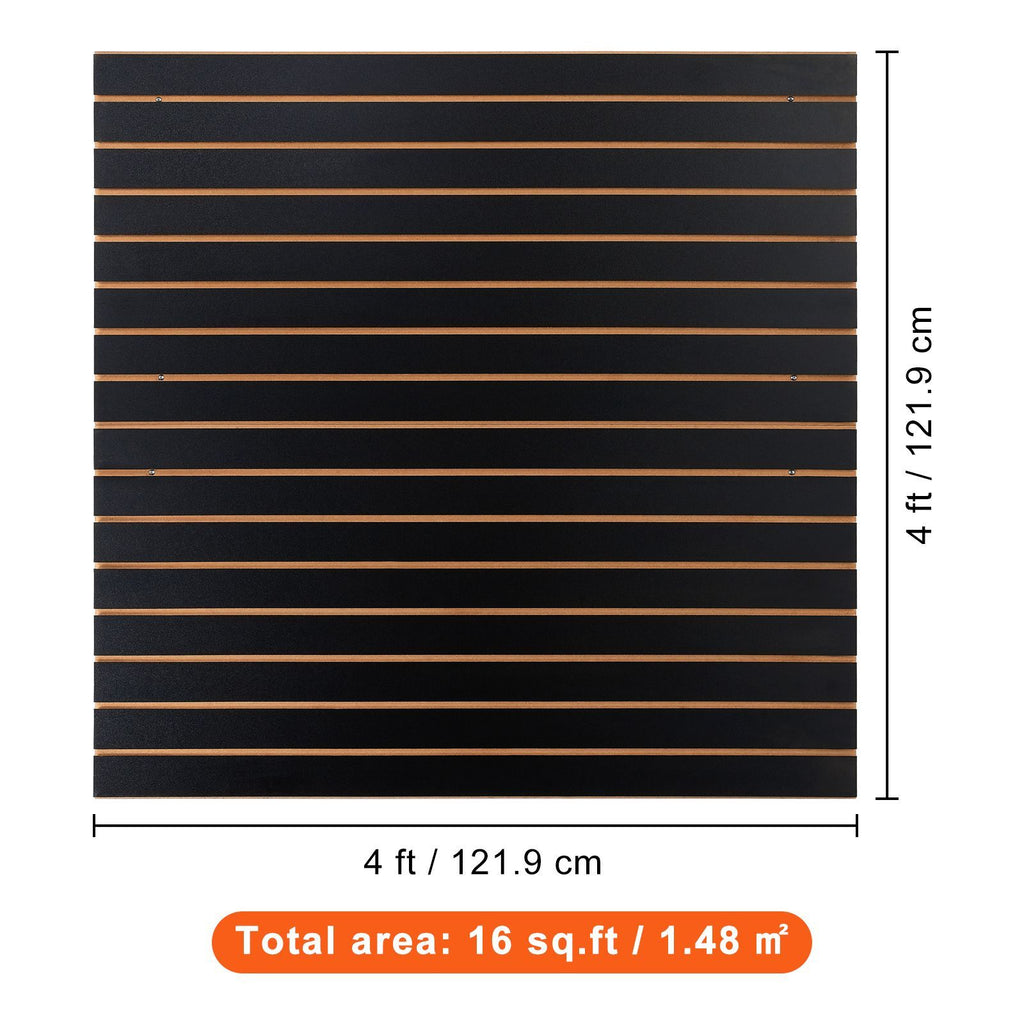 Slatwall Panels, x Black Garage Wall Panels 24"H x 48"L (Set of 2 Panels), practical Gara