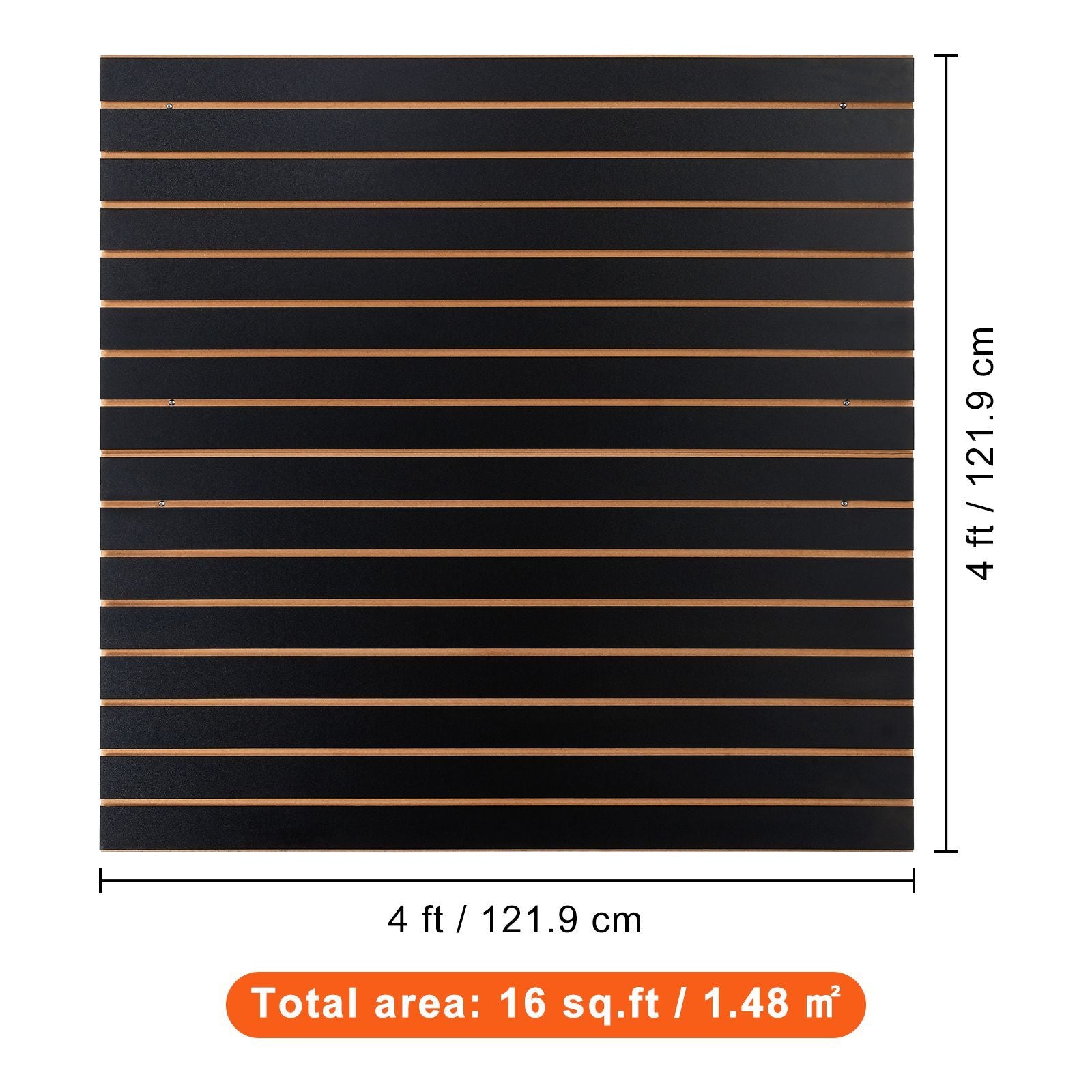 Slatwall Panels, x Black Garage Wall Panels 24"H x 48"L (Set of 2 Panels), practical Gara