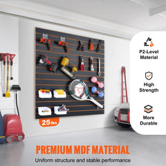 Slatwall Panels, x Black Garage Wall Panels 24"H x 48"L (Set of 2 Panels), practical Gara