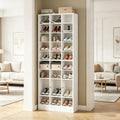 Freestanding Shoe Cabinet with Removable Shelves for Entryway