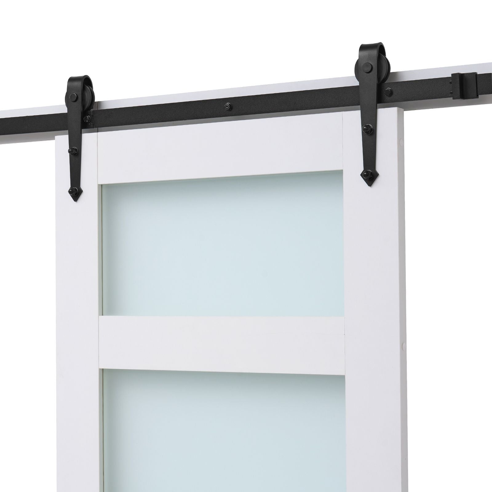 Sliding Barn Door with Hardware Kit – MDF Panel, water-ready PVC Coating