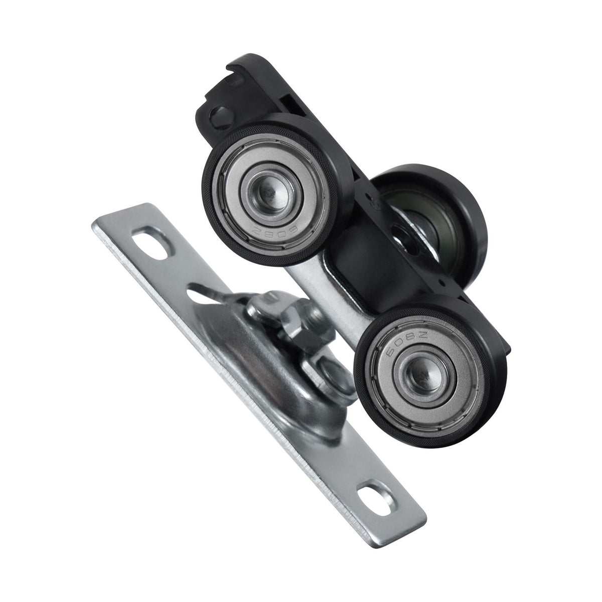 Three-Wheel Sliding Pocket Door Track Kit