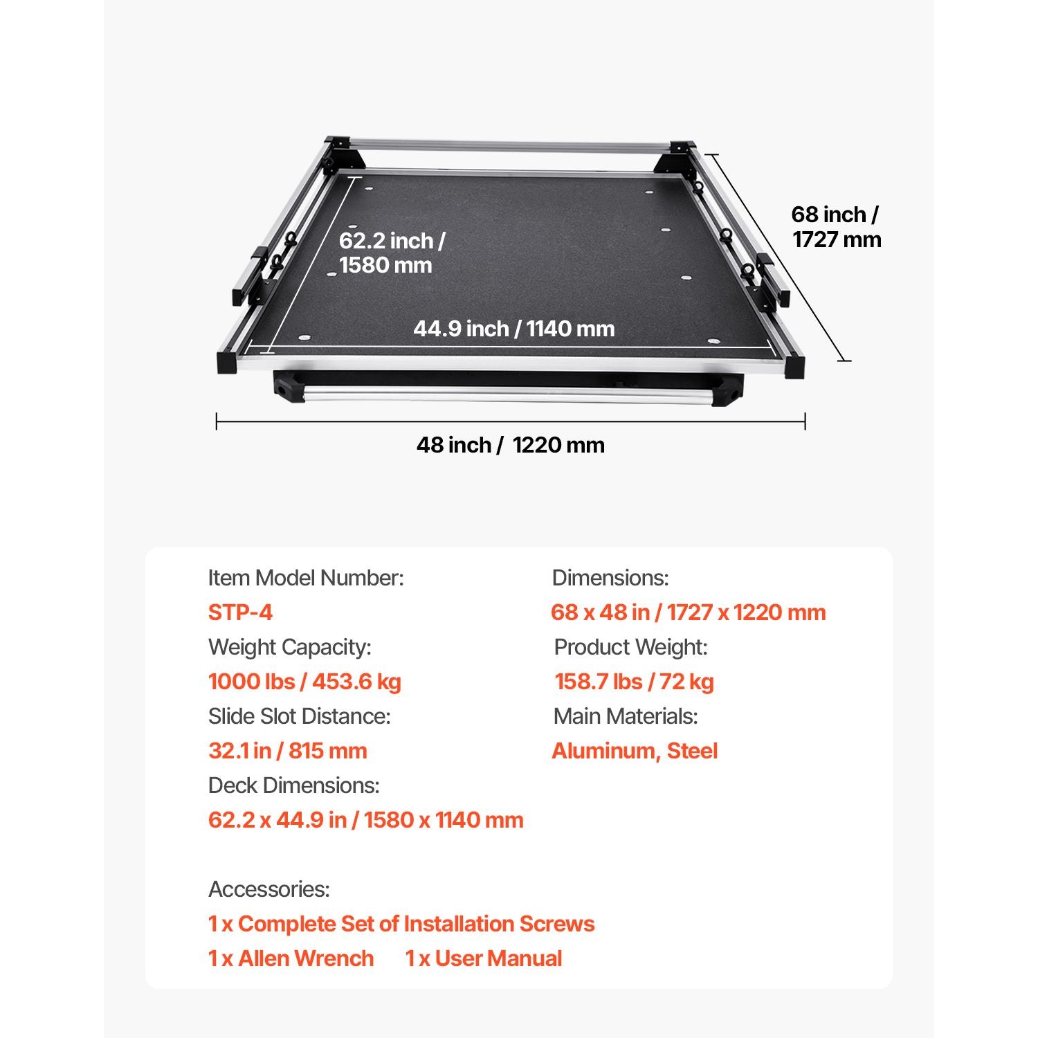 practical Sliding Truck Bed Organizer with Secure Cargo System