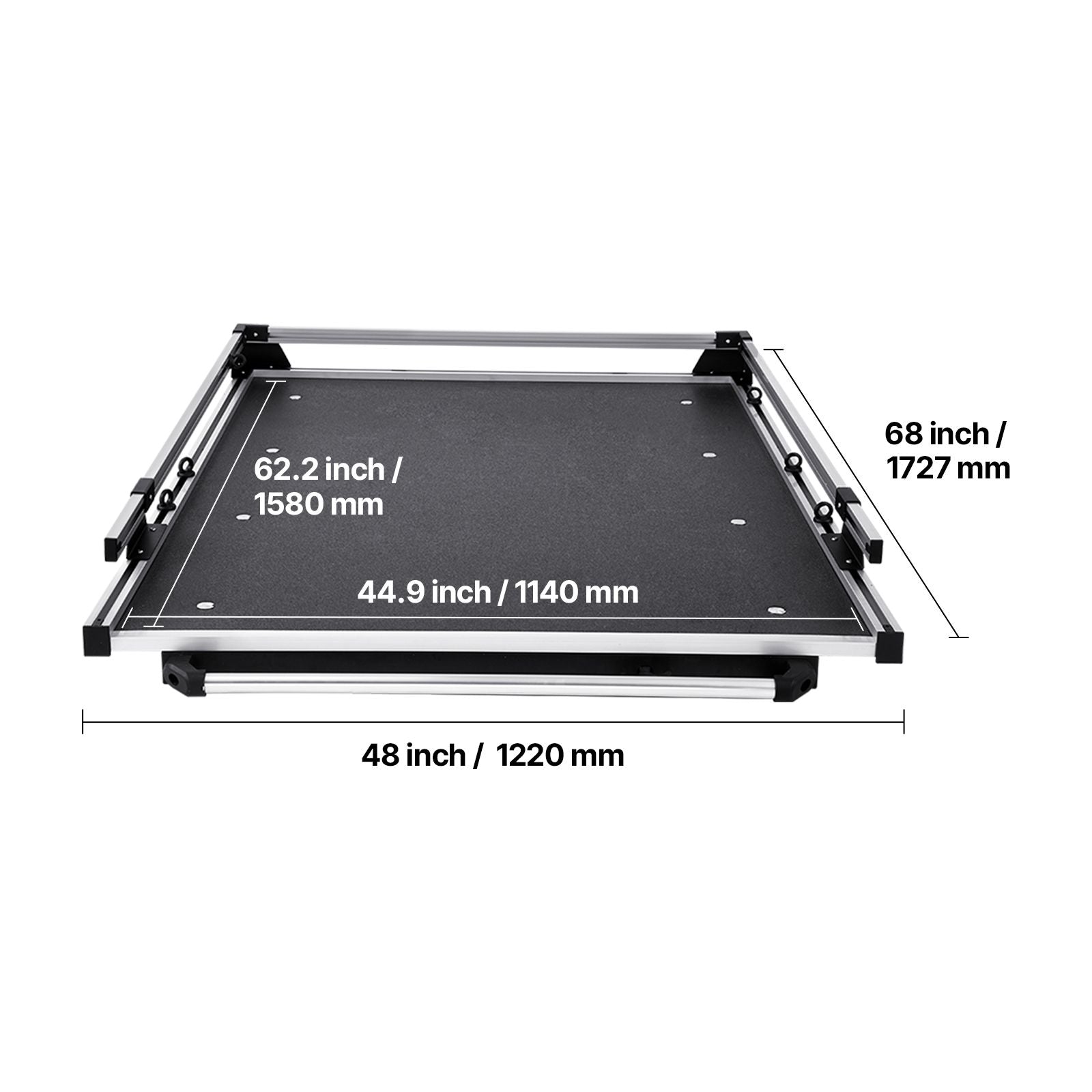 practical Sliding Truck Bed Organizer with Secure Cargo System