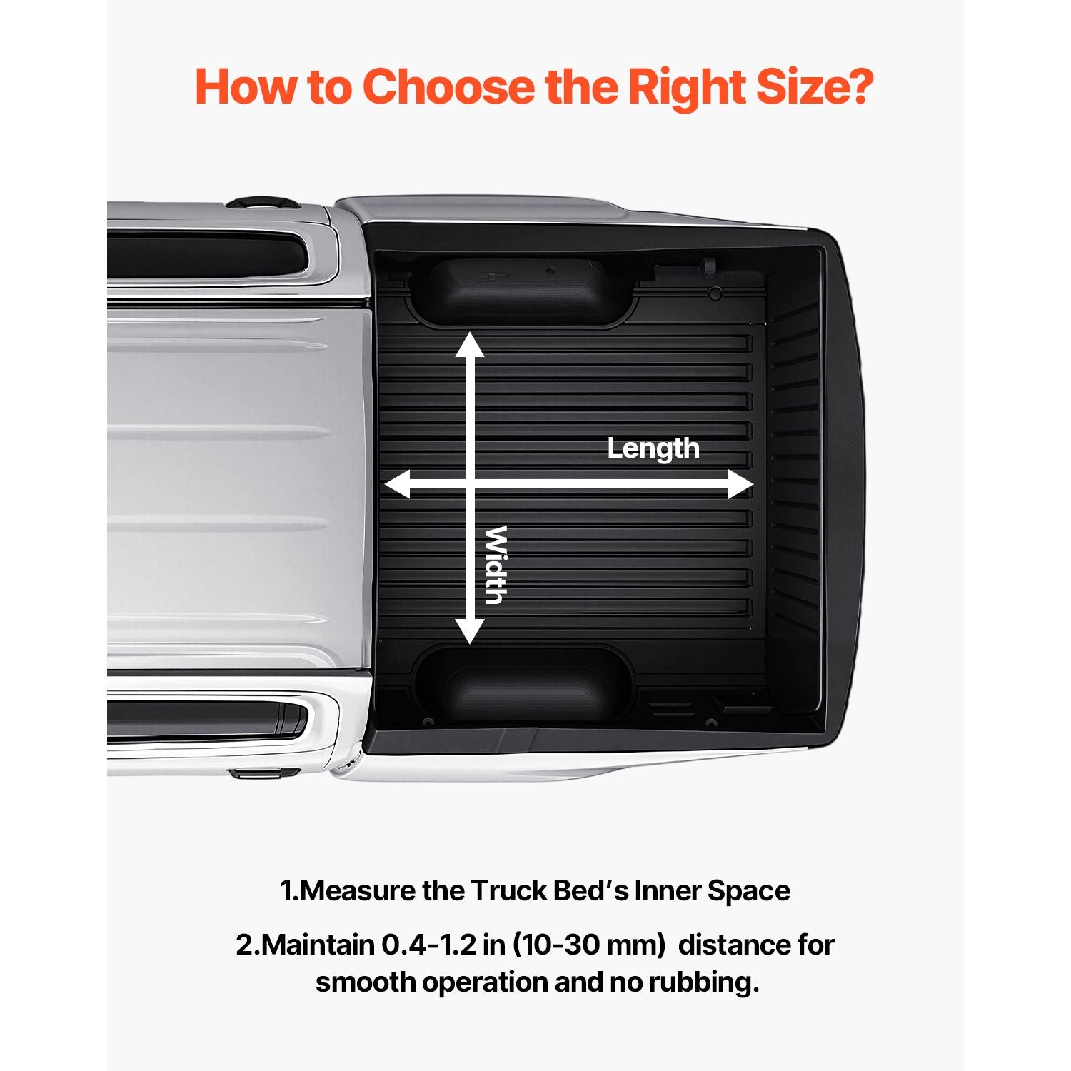 Sliding Truck Bed Organizer with Two-Position Slide-Out and Securing Rings