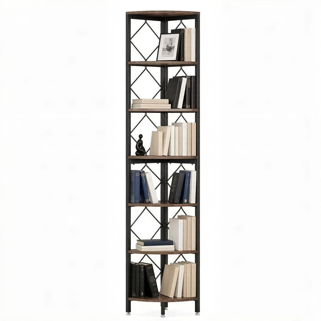 Seven-Tier Corner Shelf for Overlooked Spaces