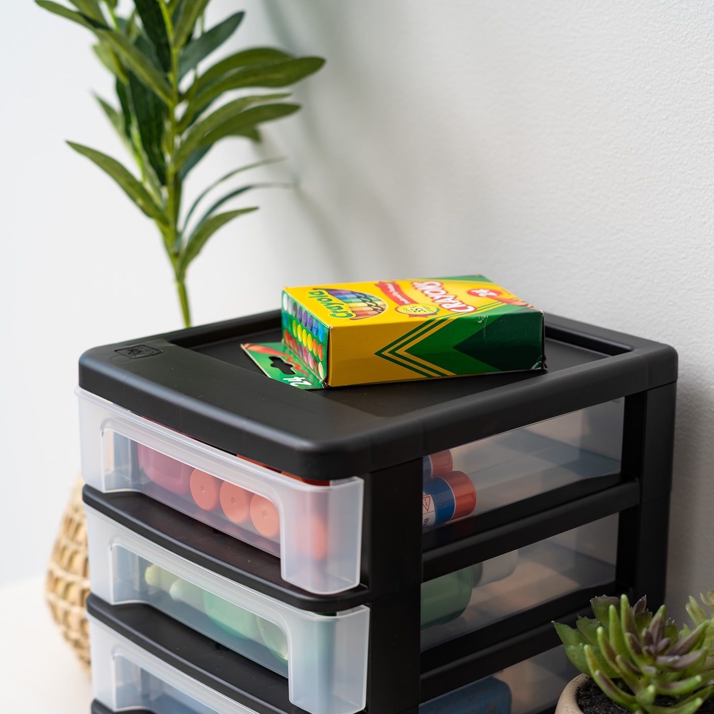 Compact 4-Drawer Desktop Organizer for Easy Storage