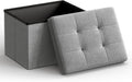 Storage Ottoman with Extra Space for Clothes and Magazines