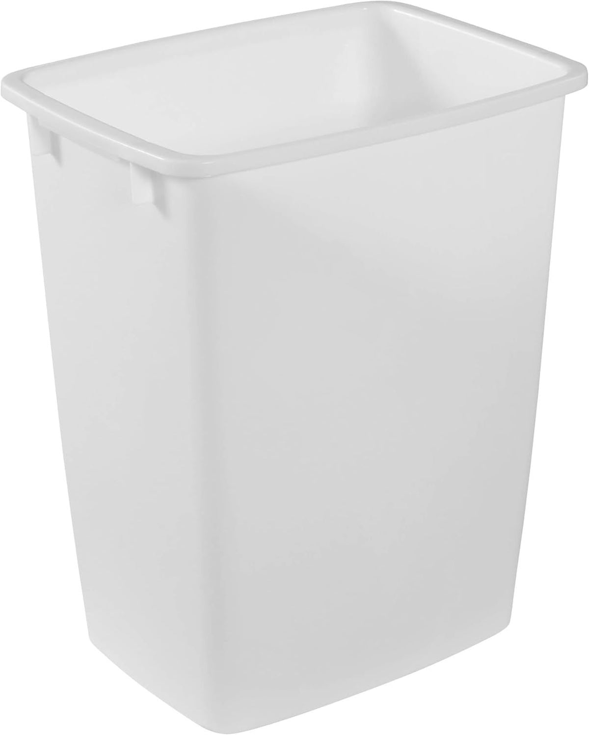 Slim White Trash Can for Tight Household Spaces