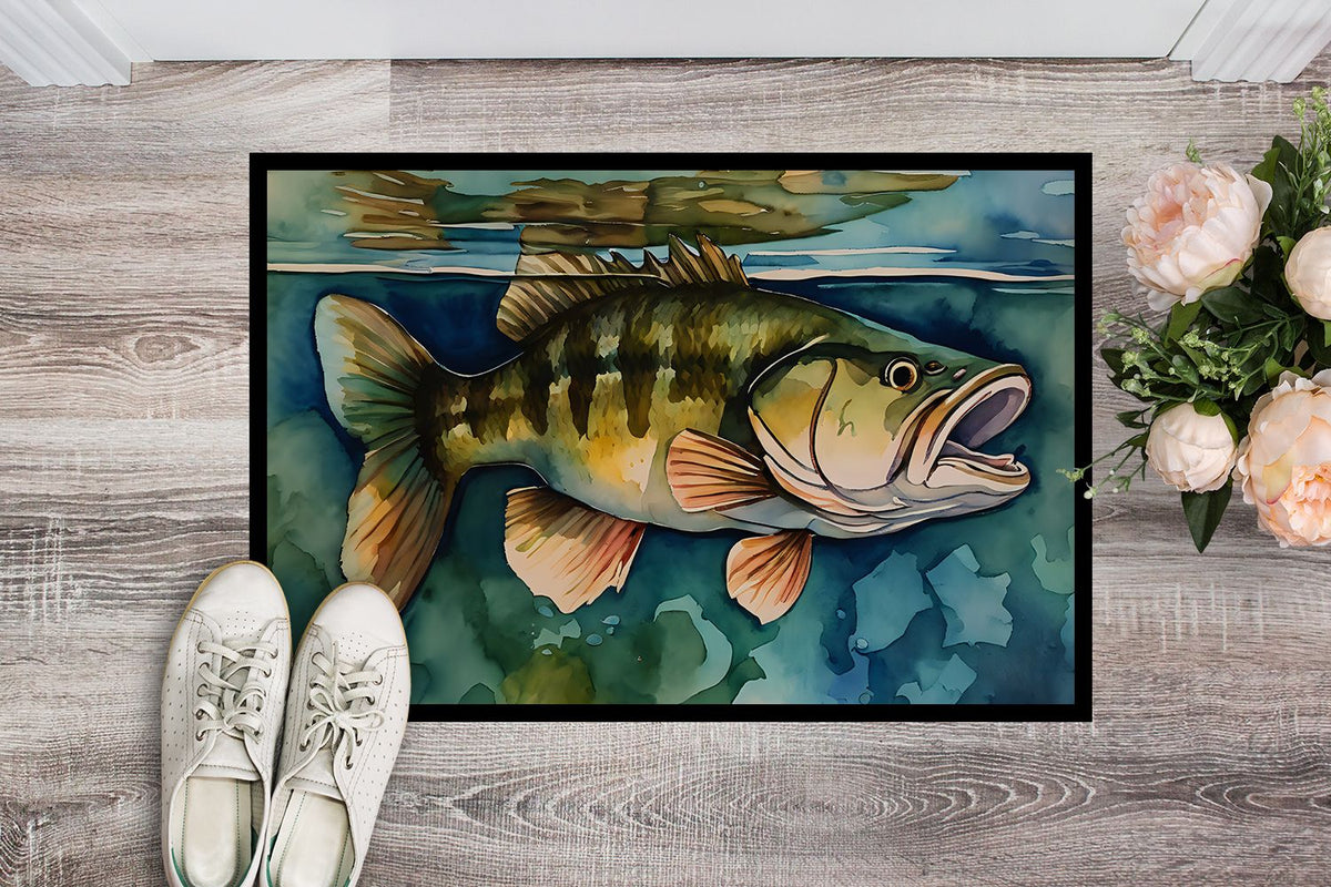 Smallmouth Bass Artwork Doormat