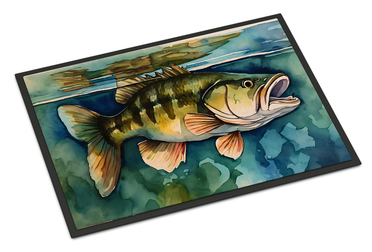 Smallmouth Bass Artwork Doormat