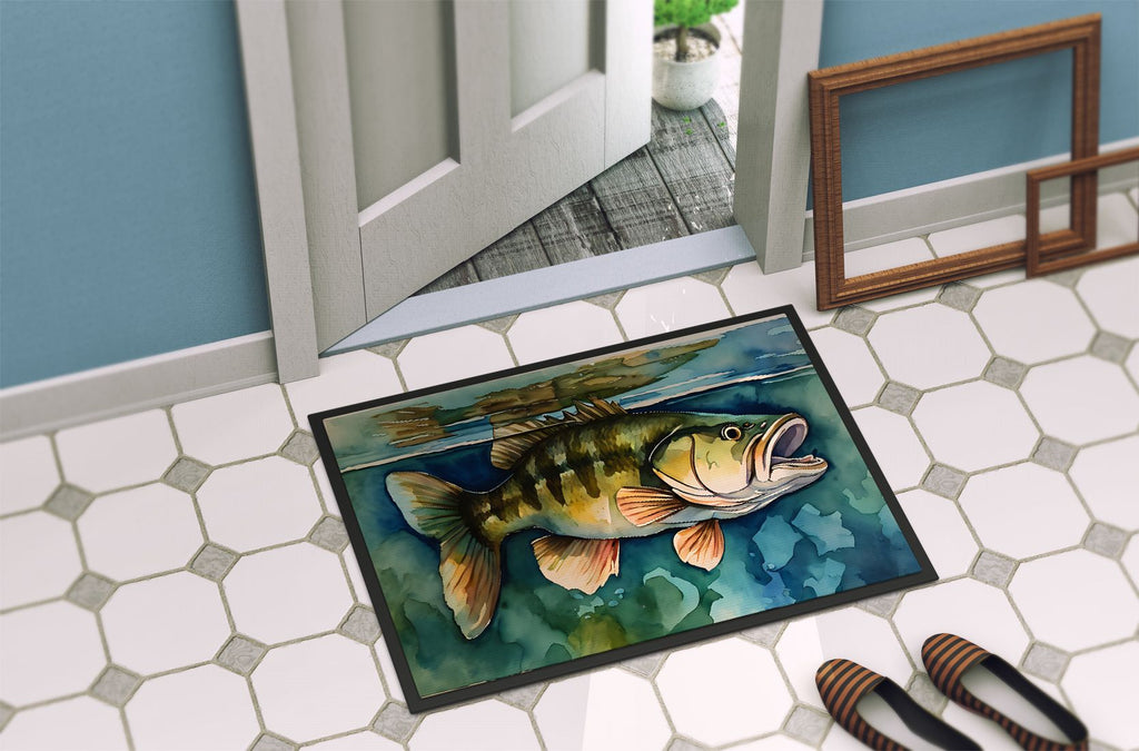Smallmouth Bass Artwork Doormat