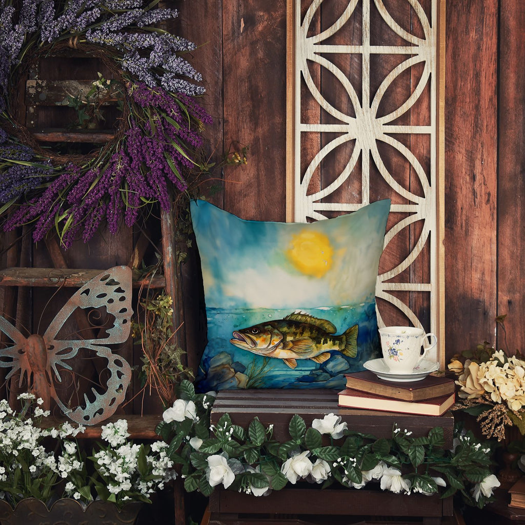 Smallmouth Bass Indoor-Outdoor Decorative Pillow