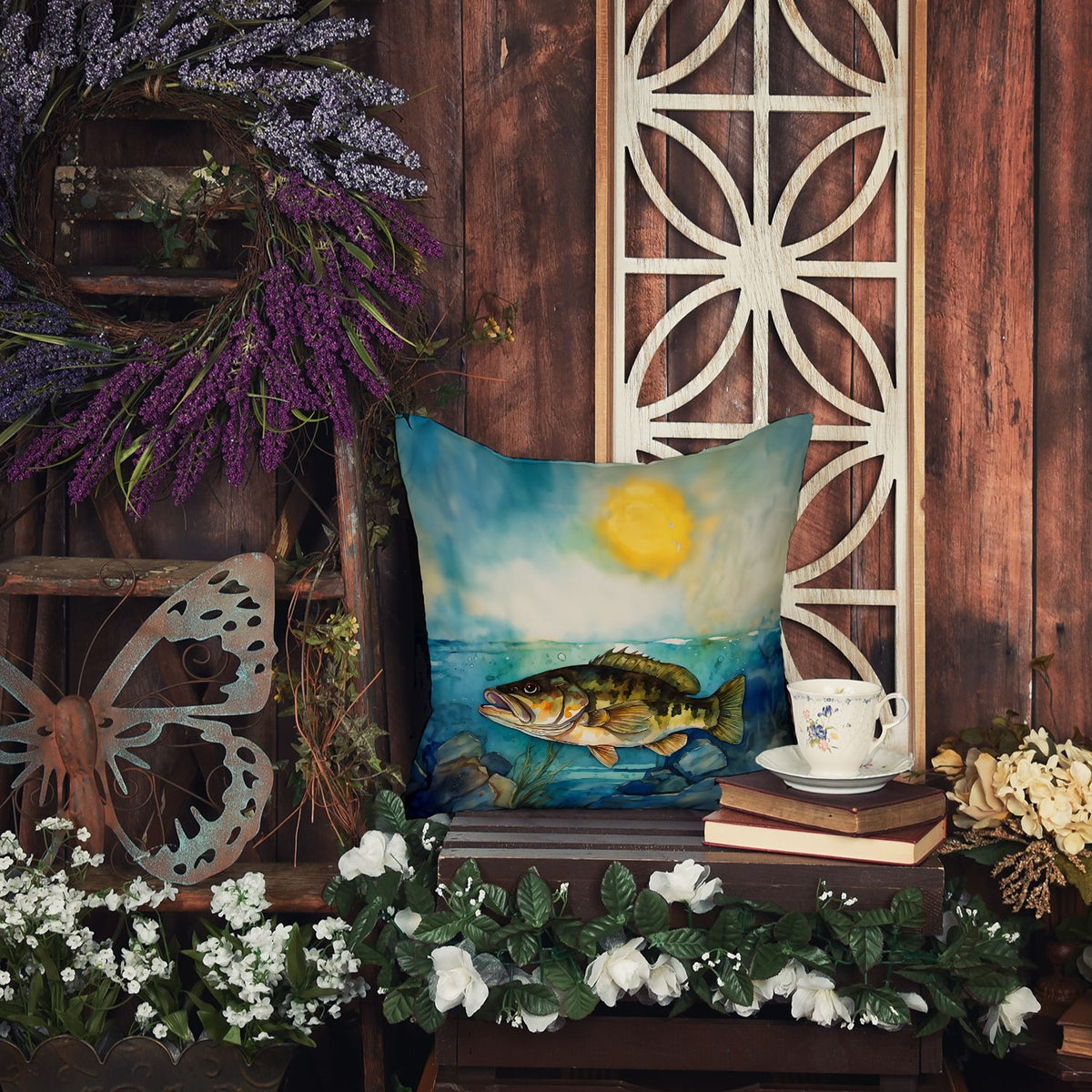 Smallmouth Bass Indoor-Outdoor Decorative Pillow