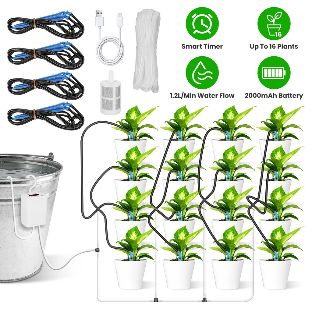Programmable Indoor Plant Drip Watering System
