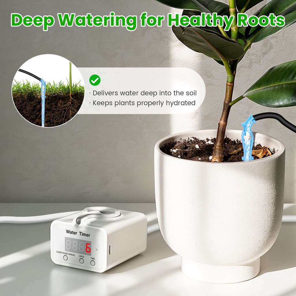 Programmable Indoor Plant Drip Watering System