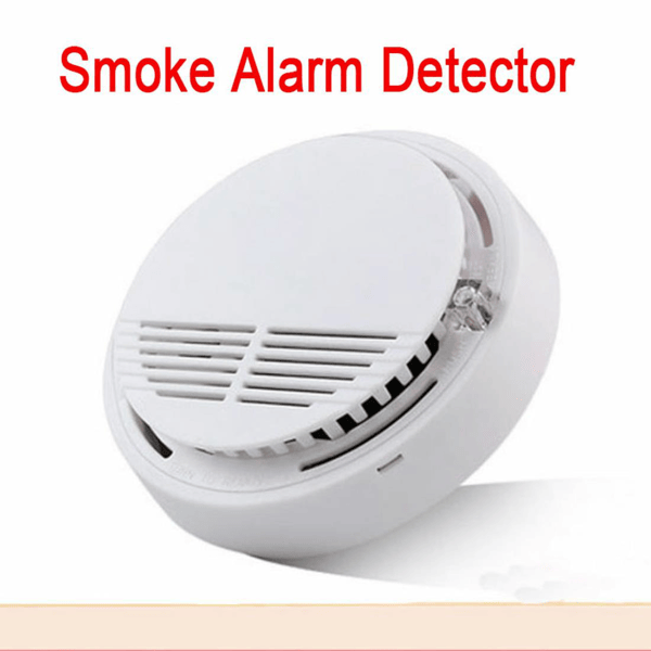 Smoke Alarm Detector with Photoelectric Sensor and Battery Included