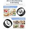Personal Smoothie Blender and Grinder Set with Portable Cups