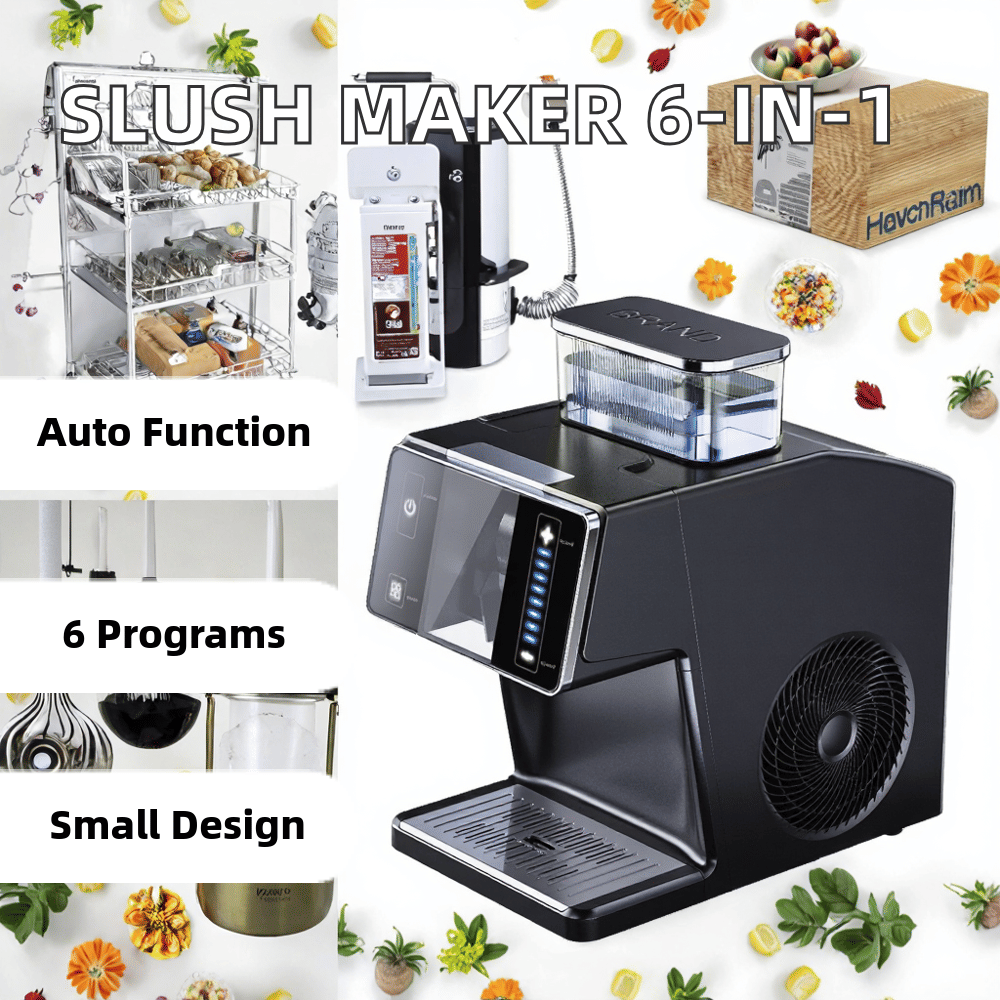 Snowflake Ice Maker with Auto-Cleaning