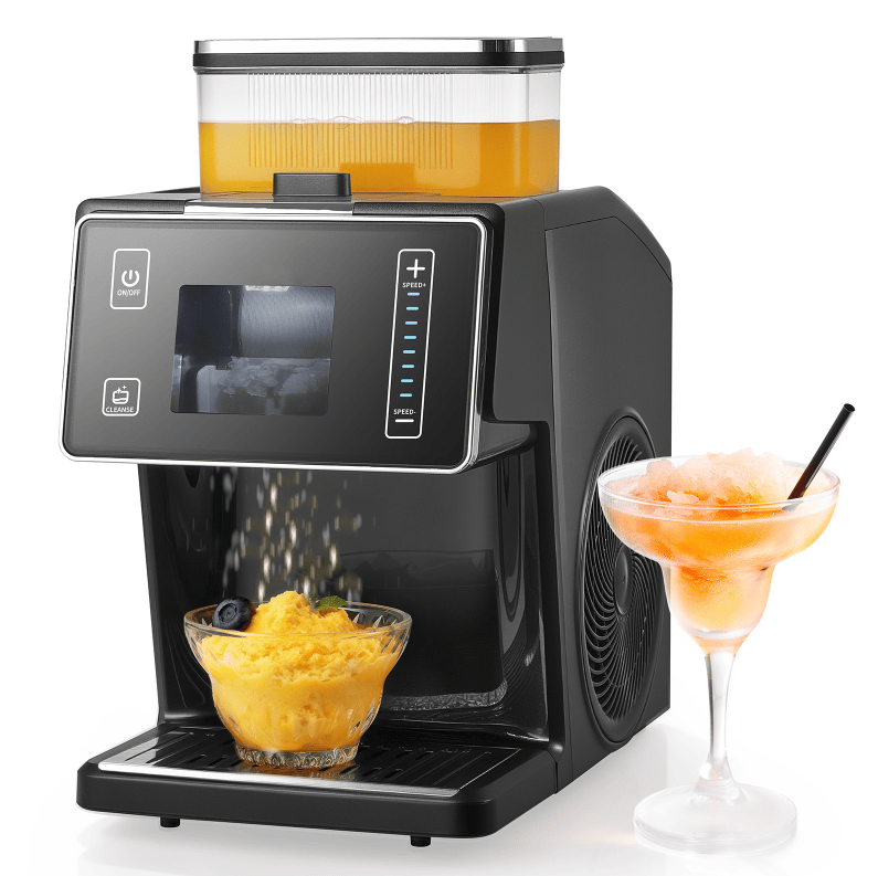 Snowflake Ice Maker with Auto-Cleaning