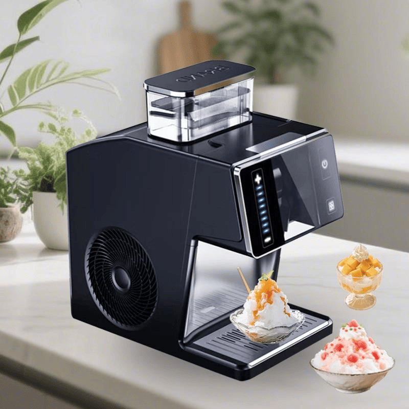 Snowflake Ice Maker with Auto-Cleaning