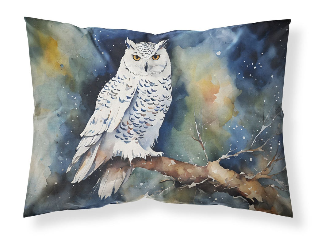 Snowy Owl Artwork Easy-Care Pillowcase